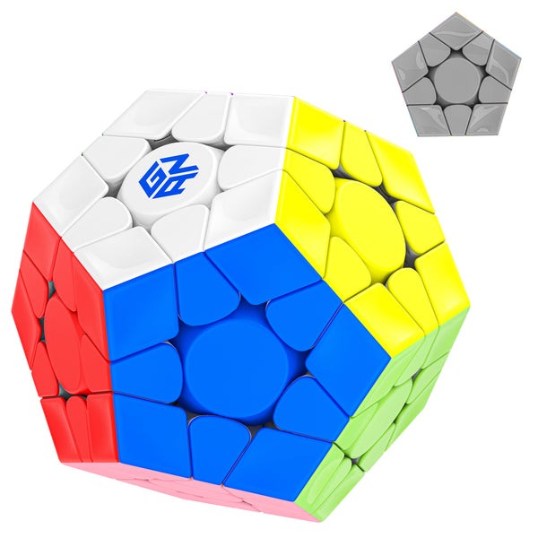 GAN Megaminx V2 UV Coated Speed Cube (Grey Version)