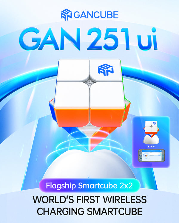 GAN 251 Ui 2x2 Smart Cube (Wireless Charging Flagship Edition)