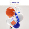 GAN 328 Mini Keychain Speed Cube (Grey Piece frame)