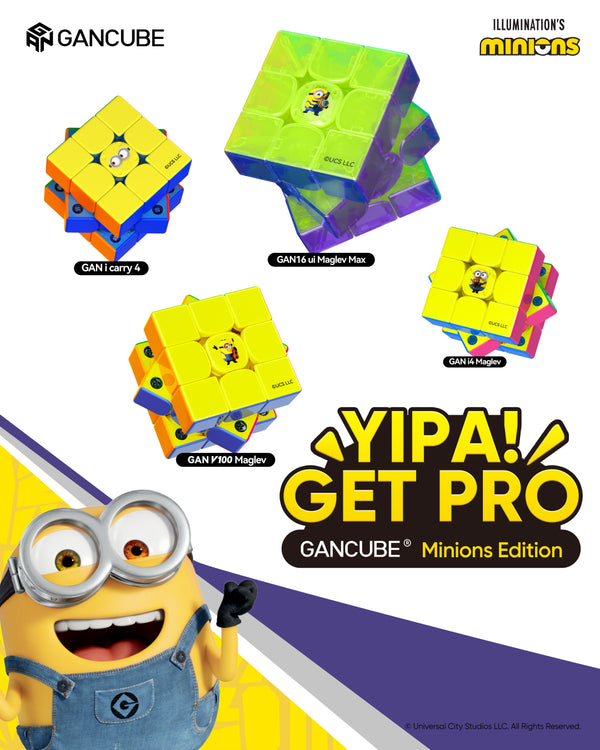 GAN i Carry 4 Minions Edition 3x3 speed cube