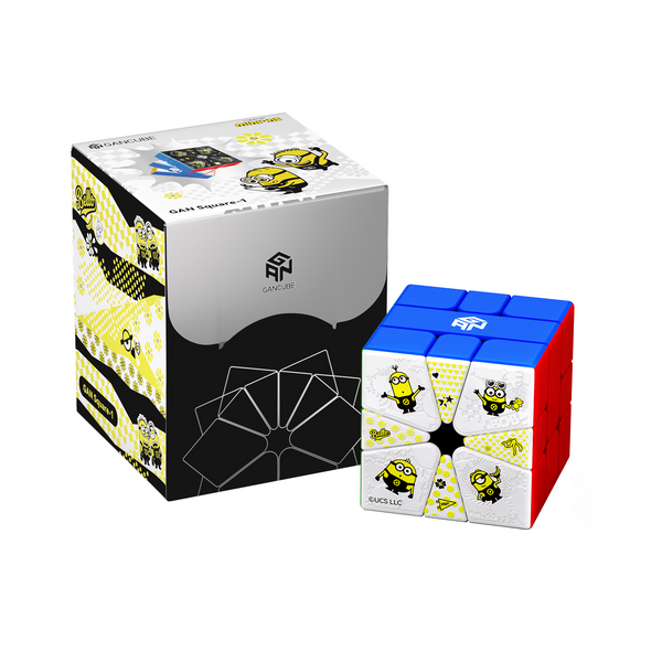 GAN SQ-1 MagLev UV Minions Edition Square-1 Speed Cube