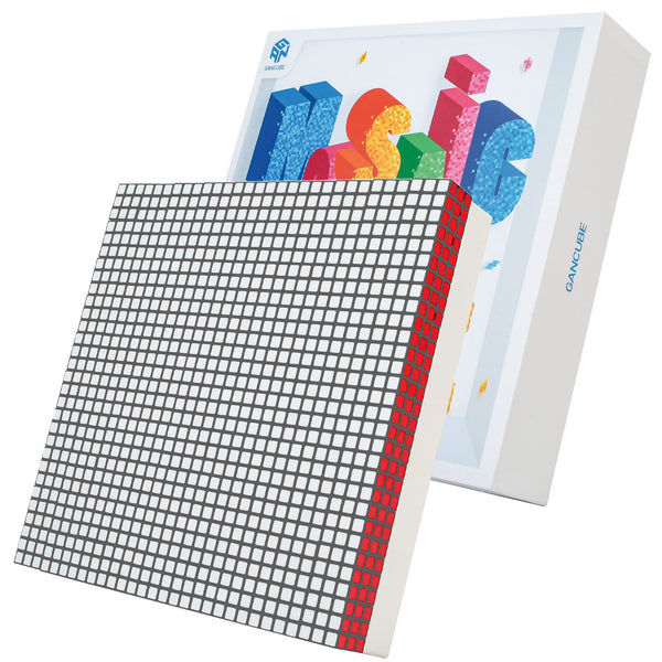 GAN Mosaic Cube 10x10 Set (Grey Piece frame)