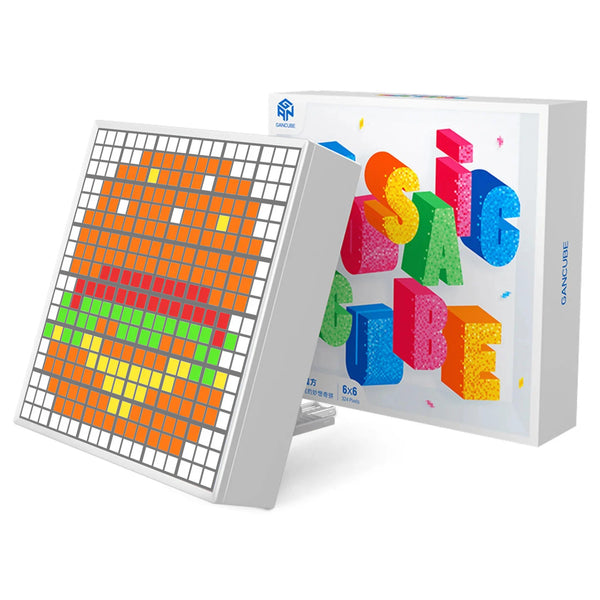 GAN Mosaic Cube 6x6 Set (Grey Piece frame)