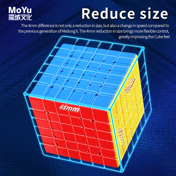Moyu MFJS MeiLong 6M V2 Magnetic 6x6 Speed Cube