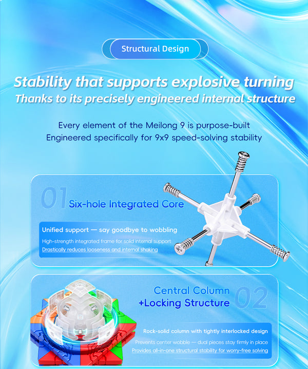 Moyu MFJS MeiLong 9 V3 9x9 Non-Magnetic Speed Cube