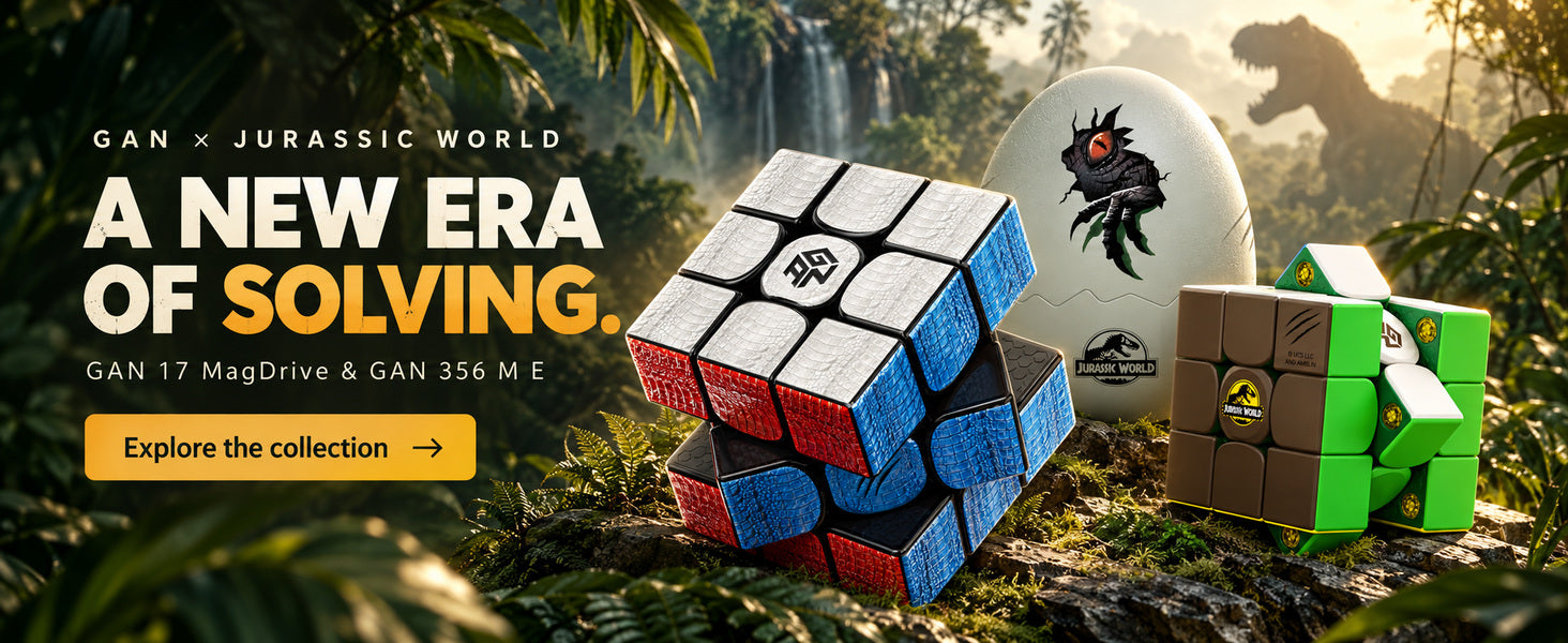 GAN × Jurassic World — explore GAN 17 MagDrive and GAN 356 M E editions