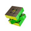 GAN 356 M E Jurassic World cube with brown, green and yellow faces