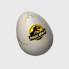 Jurassic World dinosaur-egg-shaped GANBOX angled view