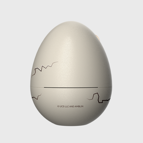 Dinosaur-egg-shaped GANBOX rear and opening seam